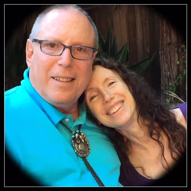 Maxx with her dad, Richard, in New Mexico.