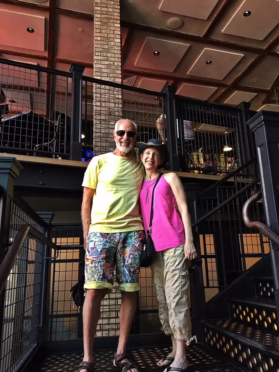 Maxx with her stepdad, Ken, in Boston.