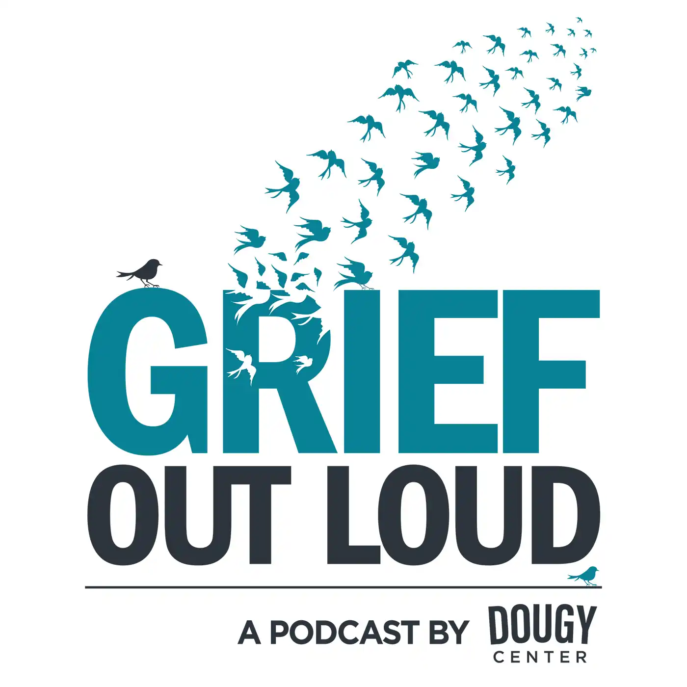 "Grief Out Loud" podcast promo.