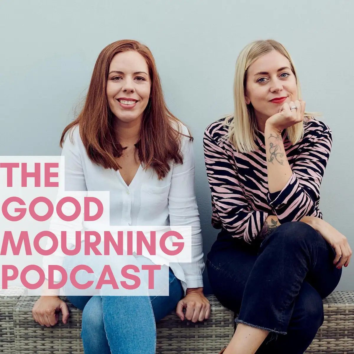 "The Good Mourning Podcast" promo.